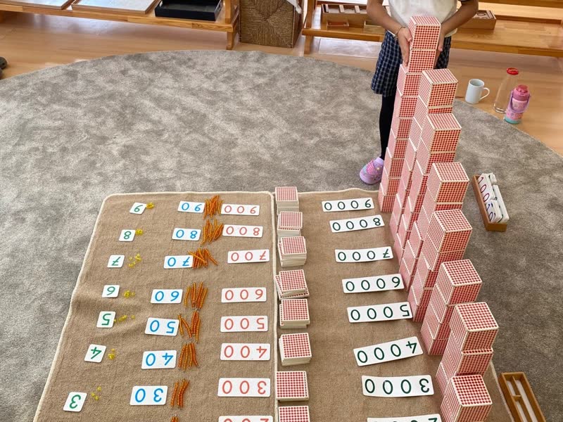 Sayı kartları ve onluk sistem materyalleri